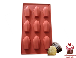 Форма силиконовая Мадлен, 9 ячеек