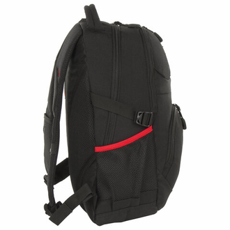 Рюкзак GERMANIUM "S-06" универсальный, уплотненная спинка, облегченный, черный, 46х32х15 см, 226953
