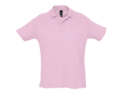 1379 Рубашка поло мужская SUMMER 170, розовый