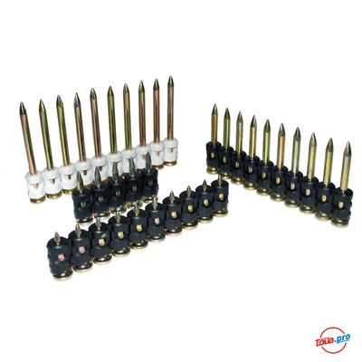 Гвозди по бетону для монтажных пистолетов Toua 2.7x40 smooth EG