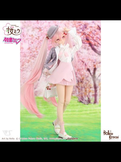 Одежда для куклы Мику Хацунэ (Cloth Dollfie Dream Hatsune Miku Hanami Outfit ver.)