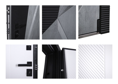 Стальная дверь   Лабрадорит 3D. Заказная модель.