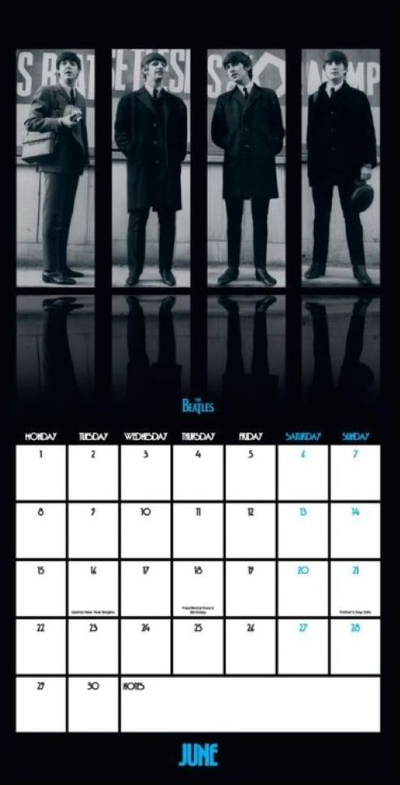 The Beatles Official Календарь 2026 Квадратный формат