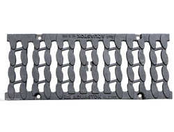 РЕШЕТКА ЧУГУННАЯ РЧК PROFI DN100 E600 «КОСИЧКА»