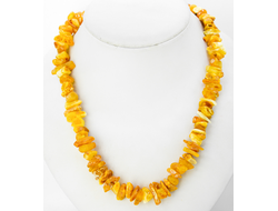 Бусы из матового янтаря 01170 55 см