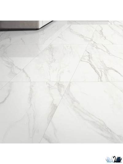 Керамогранит Laparet Calacatta Superb белый 60 х 120 см полированный