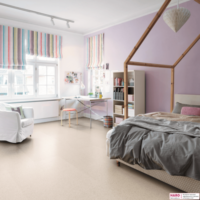 Пробковые полы Haro Сирио крем 533391 в интерьере детской