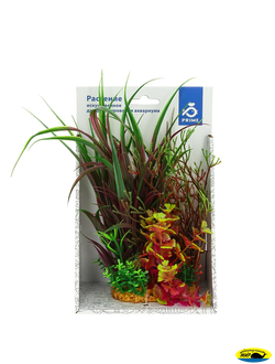 60206-PR Композиция из пластиковых растений 20см