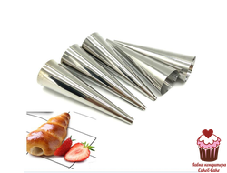 Конусы кондитерские ровный край, длина 15 см, набор 5 шт.