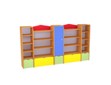 Шкаф-стенка для игрушек (размер  д/ш/в 2800/400/1500)