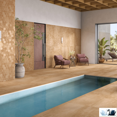 Керамогранит Creto Foil Palladium Gold Decor 60х120 см