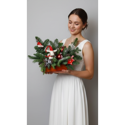 Новогодняя композиция № 1124