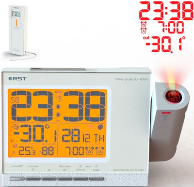 Проекционные часы-будильник RST 32764