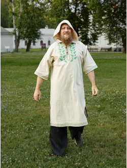 Рубаха банщика из крапивы "Дубы"