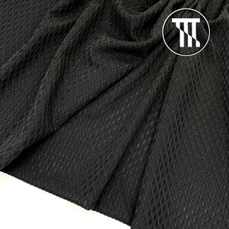 Сетка-стрейч "Овал", цв. Черный