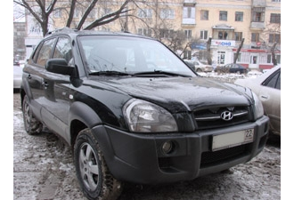 Дефлектор капота темный HYUNDAI TUCSON 2005-2007, NLD.SHYTUC0512