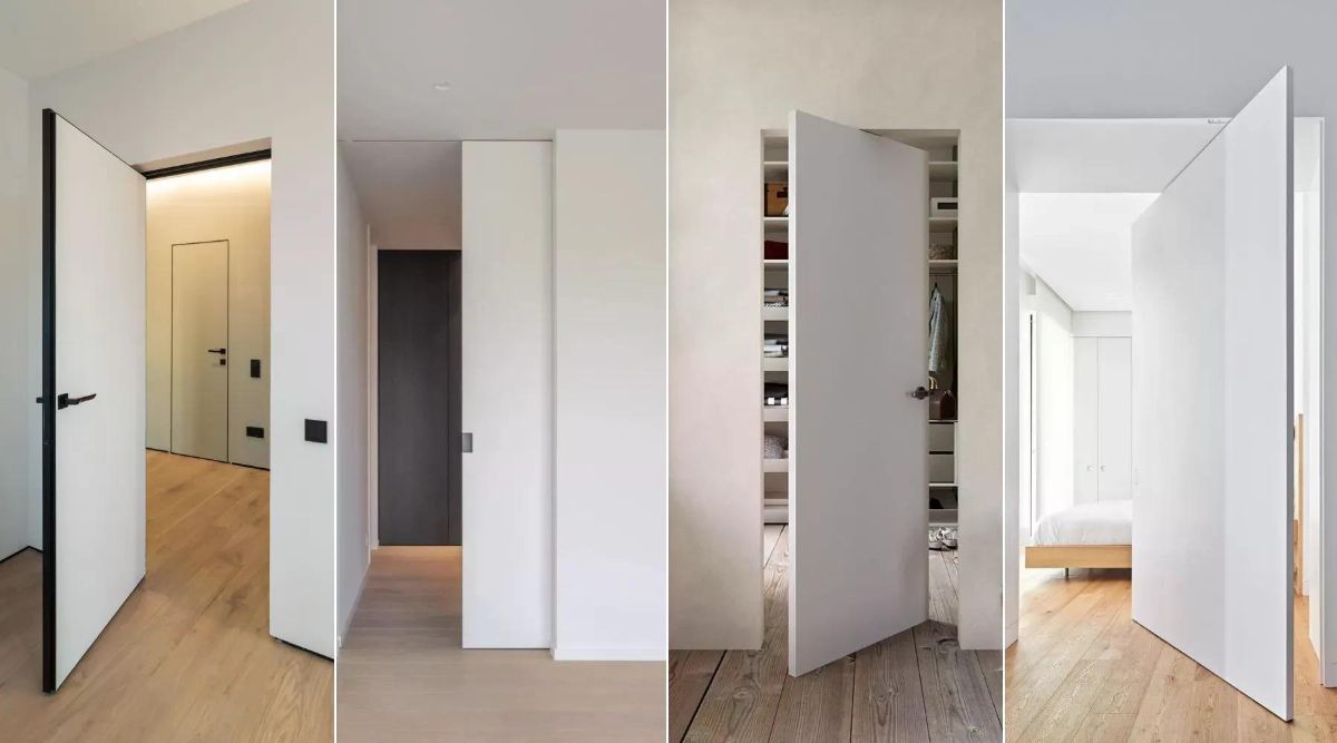 Какие варианты открывания скрытых дверей