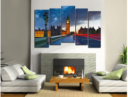 Модульная картина "Городской темп жизни"