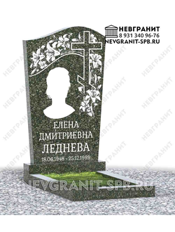 Вертикальный памятник ДГ-37 балтик-грин