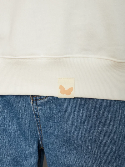 ЖЕНСКИЙ СВИТШОТ БЕЛЫЙ "ДАРИ"