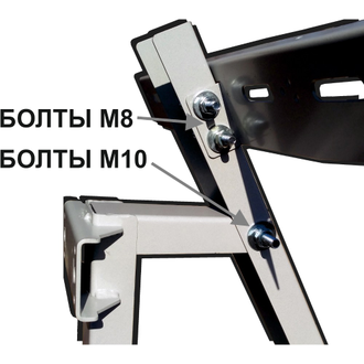 Кронштейн для крепления на столб солнечного модуля до 300 Вт Егерь 2 (фото 6)