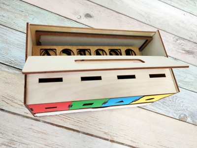 Сортер "Развивающий комодик"