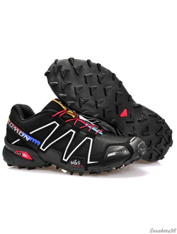 Salomon speedcross 3 Черные/Белые Мужские (40-45)