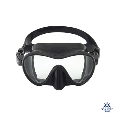 Маска для дайвинга с трубкой Sargan Агидель BLACK, комплект