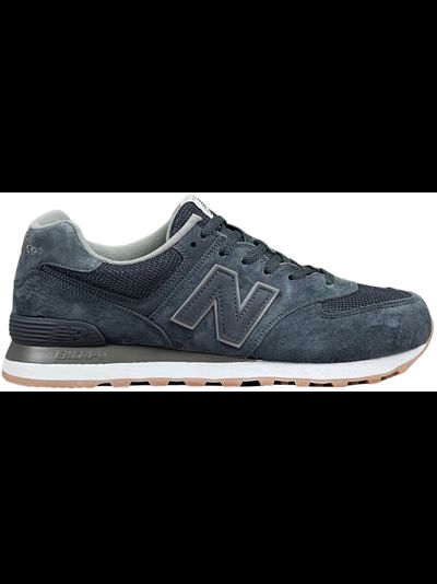New Balance 574 Retro Metallic Patch Blue
