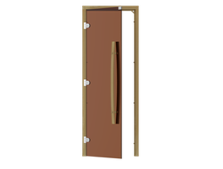 Комплект двери с "бронзовым" стеклом SAWO 741-3SGD-L-1 купить в Симферополе