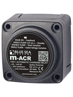 Автоматическое зарядное реле Blue Sea m-ACR 7601 12/24В 65А