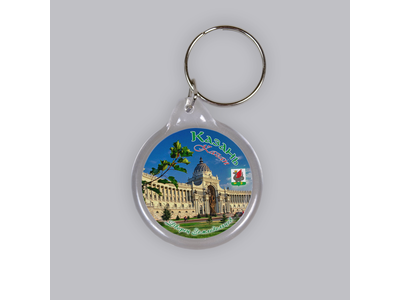 Пластиковый брелок круг 40 мм. - Дворец Земледельцев, Казань | интернет-магазин 2fru.ru