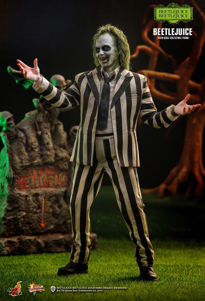 Битлджус (Майкл Китон, Beetlejuice 2) - Коллекционная фигурка 1/6 Beetlejuice (MMS767) - Hot Toys