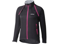 Велокуртка Shimano Tour, Zipp off, женск., |M|L|, отстегив. рукава, роз.-черн., ECWJARSKS02W23