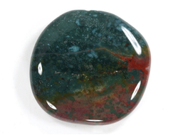 Гелиотроп, полировка плоская, Индия (37*37*6 мм, 19 г) №35502