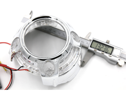 Бленда (маска) для линз №31 Porsche Panamera Led ДХО с функцией притухания 3.0 дюйма, 1шт