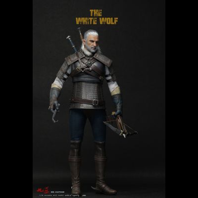 Ведьмак Геральт из Ривии (серия The Witcher) - КОЛЛЕКЦИОННАЯ ФИГУРКА 1/6 The White Wolf (J-001) - Nine Craftsmen