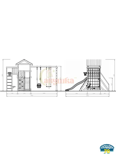 Детская площадка Савушка Мастер 4 (4 сезона)