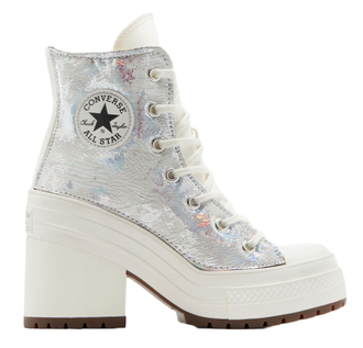 Converse Chuck 70 De Luxe Heel Metallic Silver