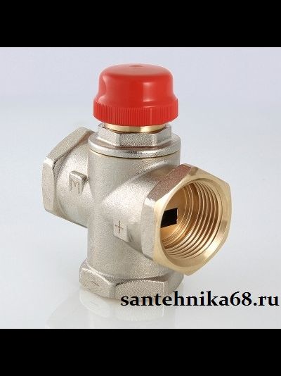 Трехходовой термостатический смесительный клапан Valtec VT.MR01 VT.MR02 VT.MR03 для теплого пола