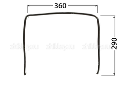 Уплотнение дверки духовки Ariston, Indesit 280*355*280мм (C00078733)