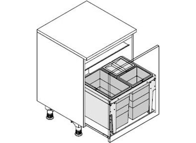 ВСТРАИВАЕМАЯ СИСТЕМА 54Л TRIPLE XL 600 HAILO 3631691