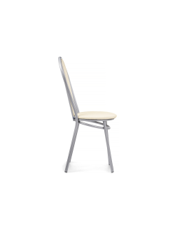 Стул на металлокаркасе Lamniel ваниль в крапинку / светлый мусс