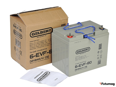 Тяговый аккумулятор Gelbert 6-EVF-80 (12V84A/H C5)