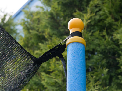 Батут «Winner Classic» (12 футов / 366 см, верхняя + нижняя защитные сетки и лестница в комплекте)