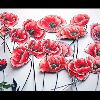 ФП штамп "Маки" 3