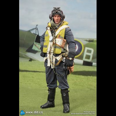 Британский пилот (Том Харди, "Дюнкерк")  - Коллекционная фигурка 1/6 WWII British Pilot Squadron Leader – Tom (K80187) - DID