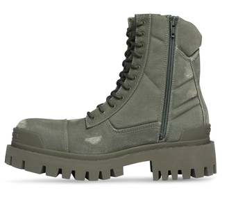 Balenciaga Combat Strike Cotton Canvas Green