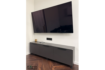 026 Тумба под ТВ. ЛДСП Egger U899 ST9 Нежный черный