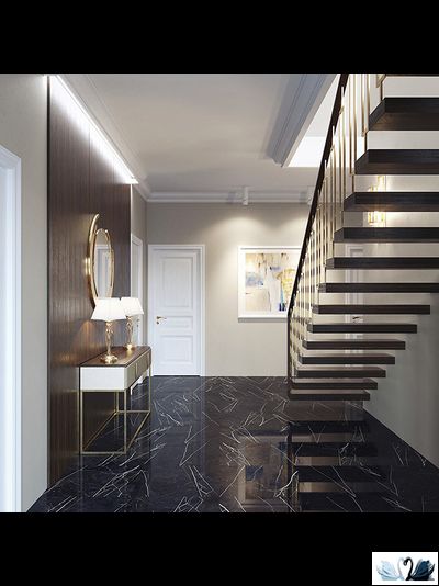 Керамогранит Staro Oasis Conical Black 60х60 см глянцевый